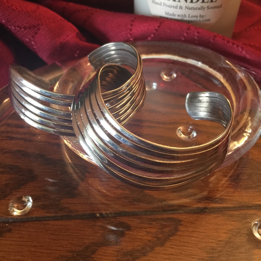 Silver Cuffs, (2)